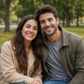 Example portrait from the app